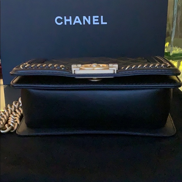 ❌SOLD❌Chanel Boy bag le boy with Handle - Small - Picture 3 of 7